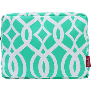 NGIL Mint Vine Whimsy Large Cosmetic Case